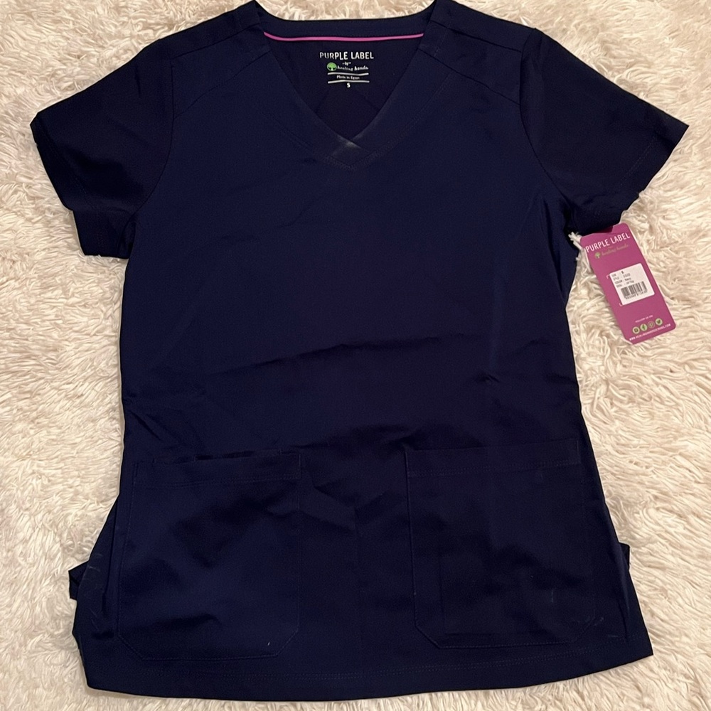 Healing Hands Purple Label Scrub Top